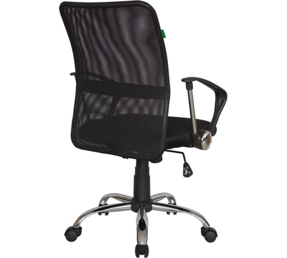 Кресло Riva Chair RCH 8075 чёрная ткань/чёрная сетка DW-01 УЧ-00000055