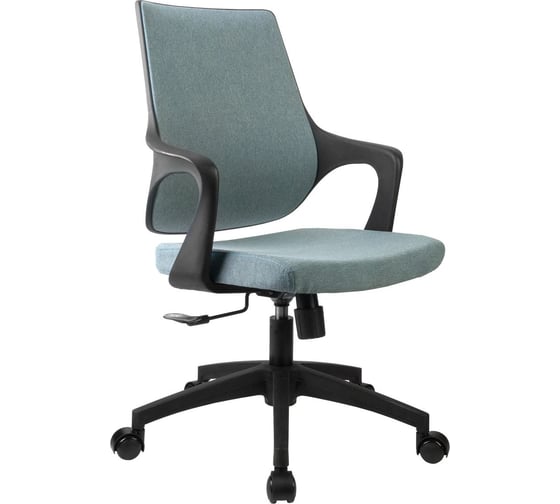 Кресло Riva Chair RCH 928 зелёный кашемир/чёрный пластик УЧ-00000872 1