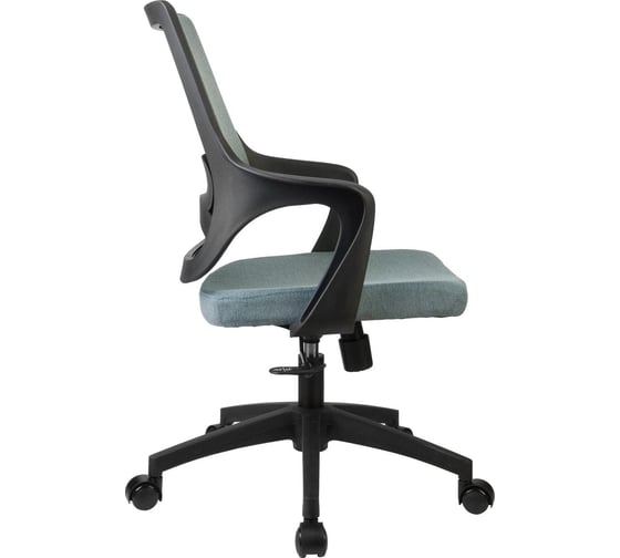 Кресло Riva Chair RCH 928 зелёный кашемир/чёрный пластик УЧ-00000872