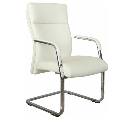Кресло Riva Chair RCH С1511 натуральная кожа белый 6207 УЧ-00000521