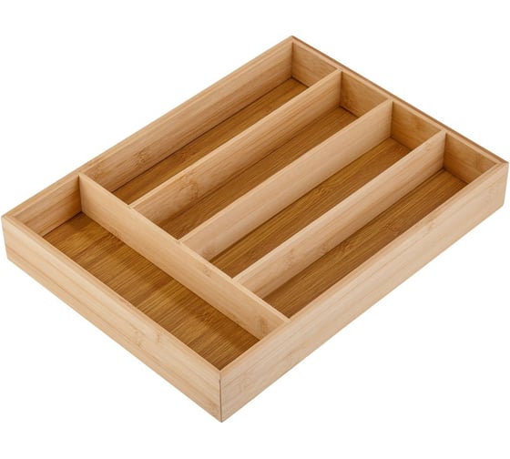 Лоток для столовых приборов PERFECTO LINEA BAMBOO 35x26 см, 38-352605