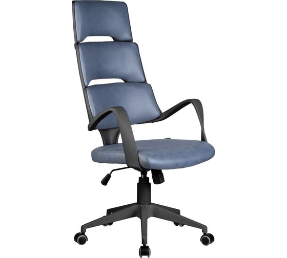 Кресло Riva Chair RCH Sakura черный пластик/фьюжн Альпийское озеро 189 УЧ-00000811