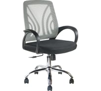 Кресло Riva Chair RCH 8099E серая сетка/хромированная крестовина УЧ-00001032