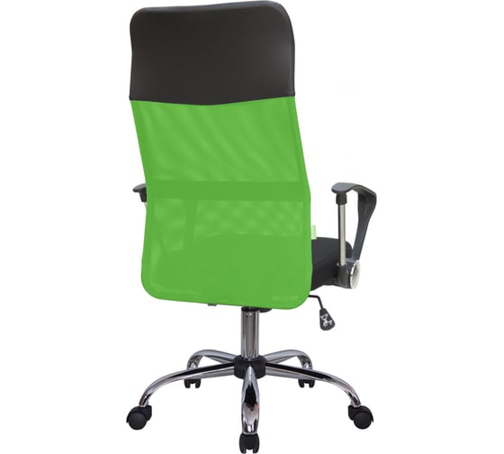 Кресло Riva Chair RCH 8074 чёрная ткань/зеленая сетка УЧ-00000875