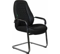 Кресло Riva Chair RCH F385 натуральная кожа черный А8 УЧ-00000524