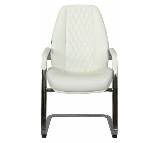 Кресло Riva Chair RCH F385 натуральная кожа белый 6207 УЧ-00000525