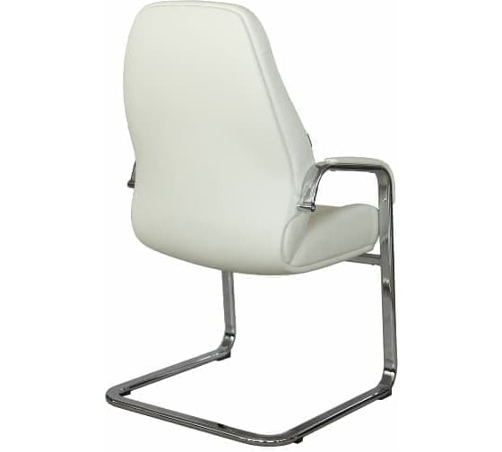 Кресло Riva Chair RCH F385 натуральная кожа белый 6207 УЧ-00000525