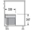 Система выдвижная ALVEUS AS Raumspar Tandem S 50 см, 1x12л/2x8л, 1 пластик.крышка 3644911 4