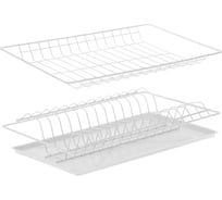 Посудосушитель GTV с поддоном в модуль 700 мм, с рамкой, белый 5827