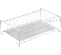 Сушилка для посуды GTV настольная малая 400x250x130, с поддоном, белый 26413