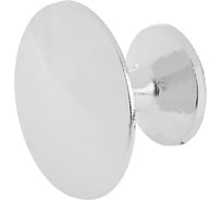 Ручка кнопка TUNDRA РК002 цвет хром 1935087