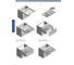 Лоток для столовых приборов GTV AXISPACE в ящик 600 мм, черный, WK-SZ-AS-600-20 4