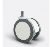 Колесо мебельное для медицинского оборудования MFK-TORG с болтом M10, 50 мм, (EQ05 ZKP 50) EQ05-ZKP-50-M10