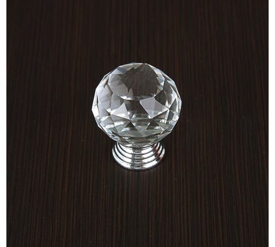 Ручка кнопка TUNDRA ST001 d=30 мм, цвет хром 3609954