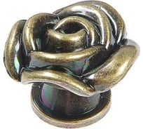 Ручка кнопка TUNDRA Rose 01 цвет бронза 4647191