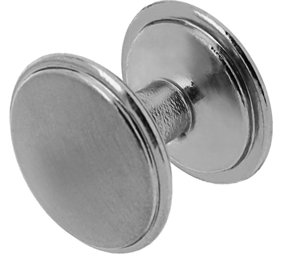 Ручка кнопка TUNDRA РК108 цвет хром 2388013 1