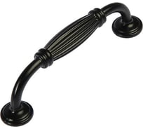 Ручка скоба TUNDRA PC176BL м/о 96 мм, цвет чёрный 3763160