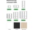 Стеллаж Комфорт-Питер 42x112, цвет Белый, 290 Белый шагрень 950204290 7