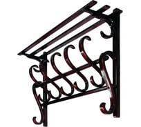 Настенная вешалка Мебелик В 7Н махагон 926 1555