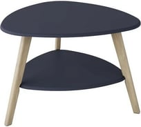 Журнальный стол Мебелик Бруклин темно-синий/дуб сонома 6930