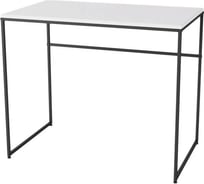 Письменный стол Мебелик Компакт белый/черный 6738