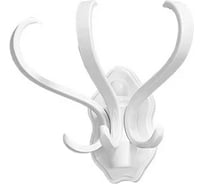 Настенная вешалка Мебелик В 3Н белый 6775