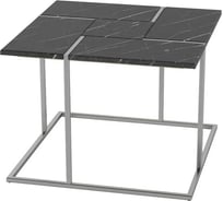 Журнальный стол Мебелик Калифорния черный мрамор 6952