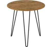 Журнальный стол Мебелик Рид 530 дуб американский/чёрный 6358