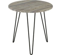 Журнальный стол Мебелик Рид 530 скания тёмная/чёрный 6359