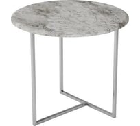 Журнальный стол Мебелик Альбано винтаж/хром 521