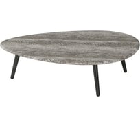 Журнальный стол Мебелик Стэм дуб графит/чёрный 6348