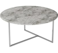 Журнальный стол Мебелик Маджоре винтаж/хром 6354