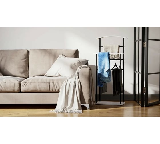 Костюмная вешалка Мебелик Элдридж Loft белый 6704