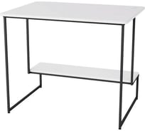 Письменный стол Мебелик Скилл белый/черный 6741