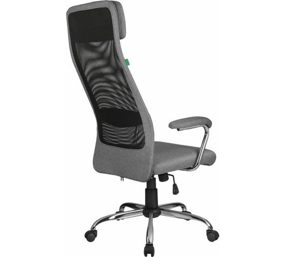 Кресло RIVA Chair RCH 8206HX серая ткань/чёрная сетка УЧ-00000751