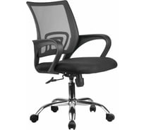 Кресло RIVA Chair RCH 8085JE чёрная сетка/хромированная крестовина УЧ-00000708