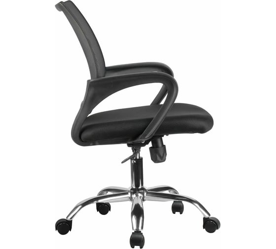 Кресло RIVA Chair RCH 8085JE чёрная сетка/хромированная крестовина УЧ-00000708