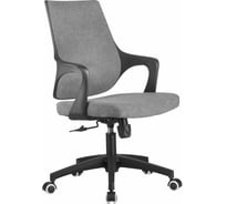 Кресло RIVA Chair RCH 928 серый кашемир/чёрный пластик УЧ-00000717