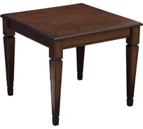 Журнальный стол Мебелик Васко В 82 темно-коричневый/патина 2110