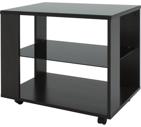 Журнальный стол Мебелик BeautyStyle 5 венге/стекло черное 2278