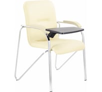 Кресло со столом BRABIX (пюпитром) Samba CF-108 BOX-2, хром каркас, к/з бежевый, разобран 533219