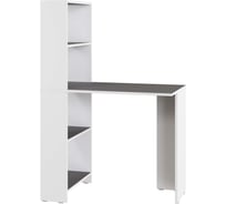 Стол-стеллаж рабочий Атмосфера ЛАЙТ/Белый/Серый шифер МК 00-00028242