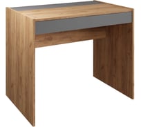Стол письменный Атмосфера ЛАЙТ Дуб золотой крафт/Серый шифер 00-00027280