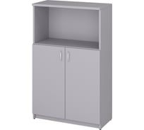 Шкаф полузакрытый Комфорт-Питер арт.2591 (908841, 402987), цвет 033 Светло-серый / 030 Серый 2591.033.030