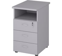Тумба стационарная Комфорт-Питер с замком 030 Серый Р20.18.030