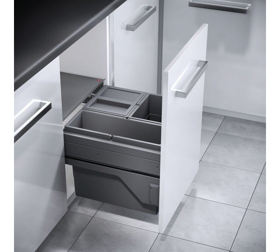 Система выдвижная ALVEUS AS Euro Cargo 50 см, 1x17л/2x13л, 1 пластик.крышка , 3610831