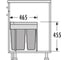 Система выдвижная ALVEUS Easy Cargo 50 см, 1x30л/1x19л , 3668501 4