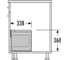 Система выдвижная ALVEUS AS Raumspar Tandem S plus, 1x18/1x12л 3644821 3