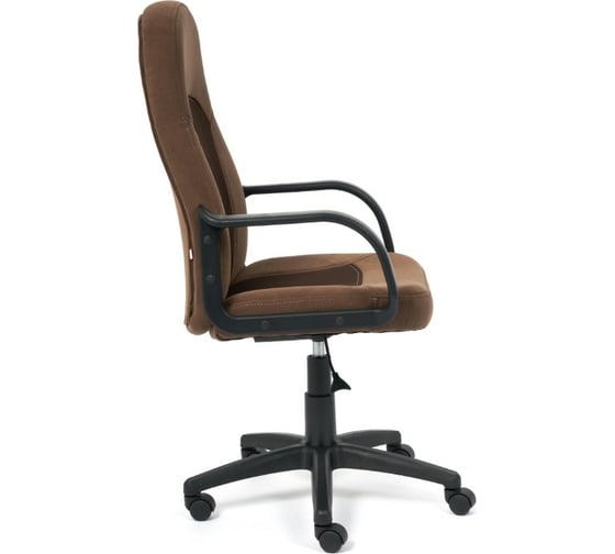 Кресло TetChair PARMA флок, ткань коричневый 6TW-24 15020