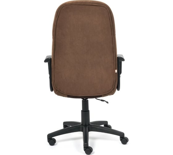 Кресло TetChair PARMA флок, ткань коричневый 6TW-24 15020